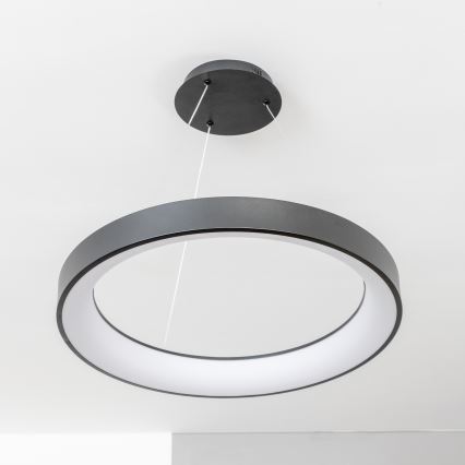 Brilagi - LED prigušiva luster na sajli FALCON II LED/99W/230V 3000-6500K prečnik 60 cm crna + daljinski upravljač