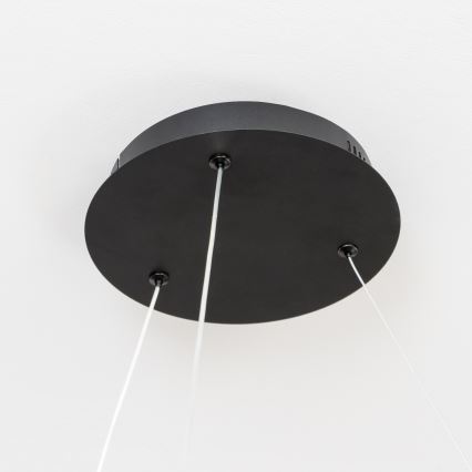 Brilagi - LED prigušiva luster na sajli FALCON II LED/99W/230V 3000-6500K prečnik 60 cm crna + daljinski upravljač
