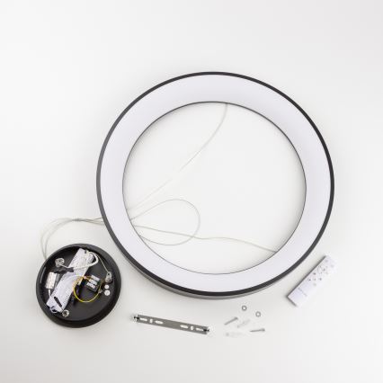 BRILAGI - LED prigušiva luster na sajli FALCON II LED/99W/230V 3000-6500K prečnik 60 cm crna + daljinski upravljač