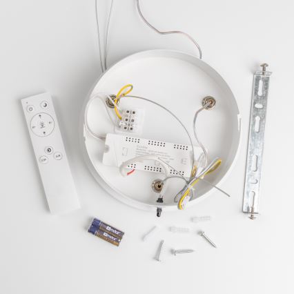 Brilagi - LED prigušiva luster na sajli FALCON LED/80W/230V 3000-6500K prečnik 60 cm bela + daljinski upravljač