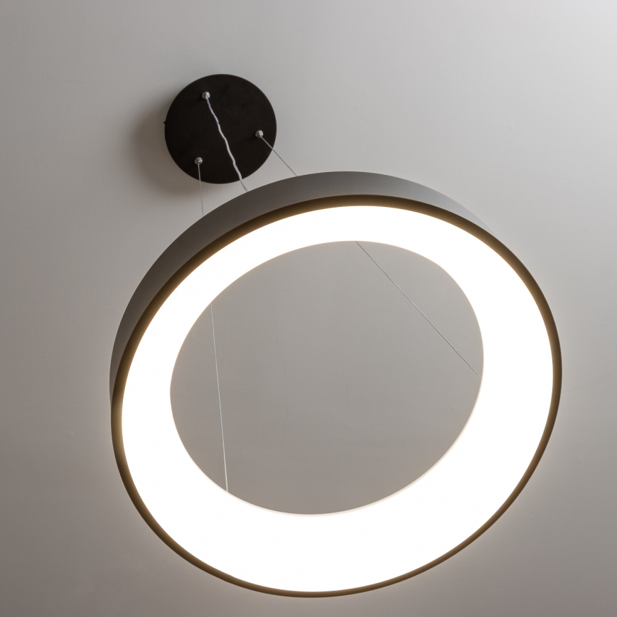 Brilagi - LED prigušiva luster na sajli FALCON LED/80W/230V 3000-6500K prečnik 60 cm crna + daljinski upravljač