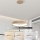Brilagi - LED prigušiva luster na sajli FALCON MODERN LED/30W/230V 3000-6500K 40 cm bež + daljinski upravljač