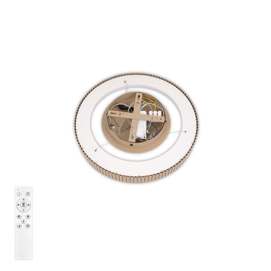 Brilagi - LED prigušiva luster na sajli FALCON MODERN LED/30W/230V 3000-6500K 40 cm bež + daljinski upravljač