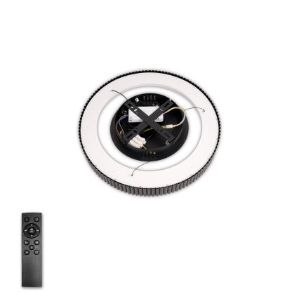 Brilagi - LED prigušiva luster na sajli FALCON MODERN LED/30W/230V 3000-6500K prečnik 40 cm crni + daljinski upravljač