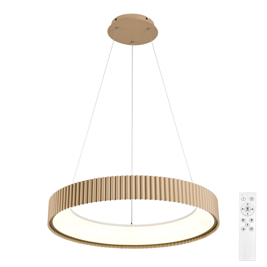 Brilagi - LED prigušiva luster na sajli FALCON MODERN LED/54W/230V 3000-6500K prečnik 60 cm bež + daljinski upravljač