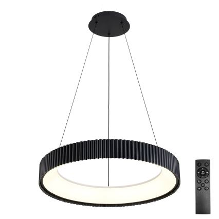 Brilagi - LED prigušiva luster na sajli FALCON MODERN LED/54W/230V 3000-6500K pr. 60 cm crna + daljinski upravljač