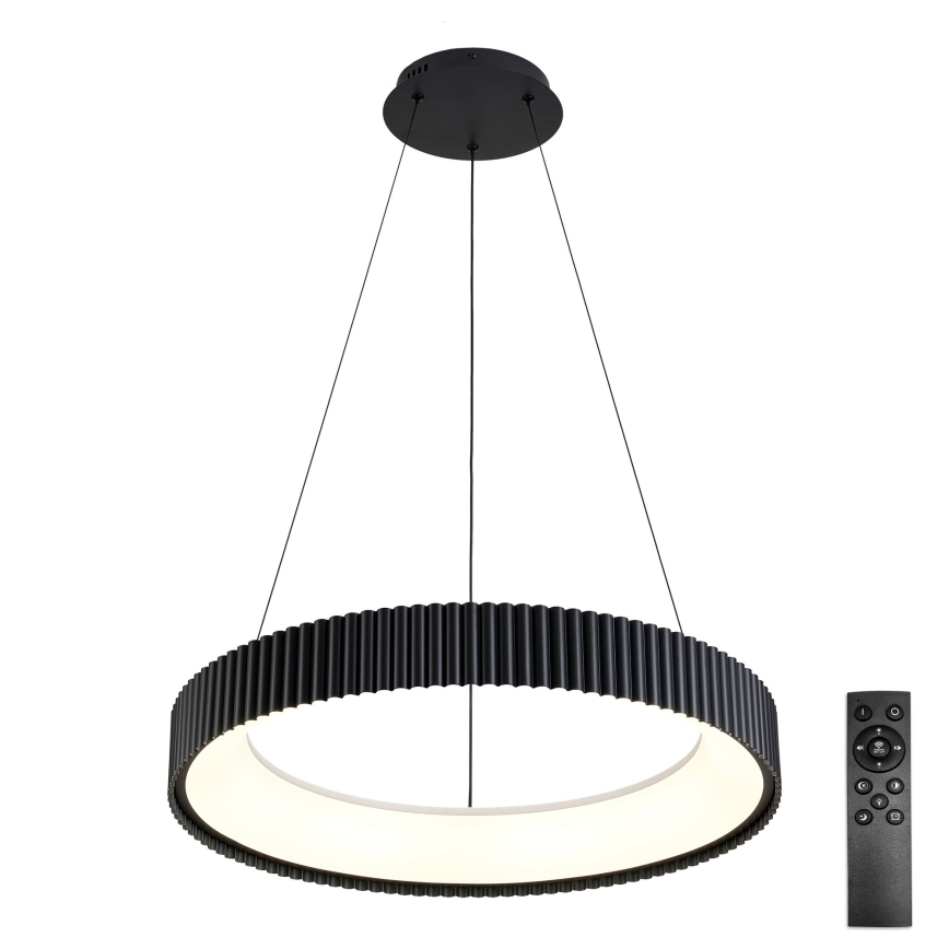 Brilagi - LED prigušiva luster na sajli FALCON MODERN LED/54W/230V 3000-6500K pr. 60 cm crna + daljinski upravljač