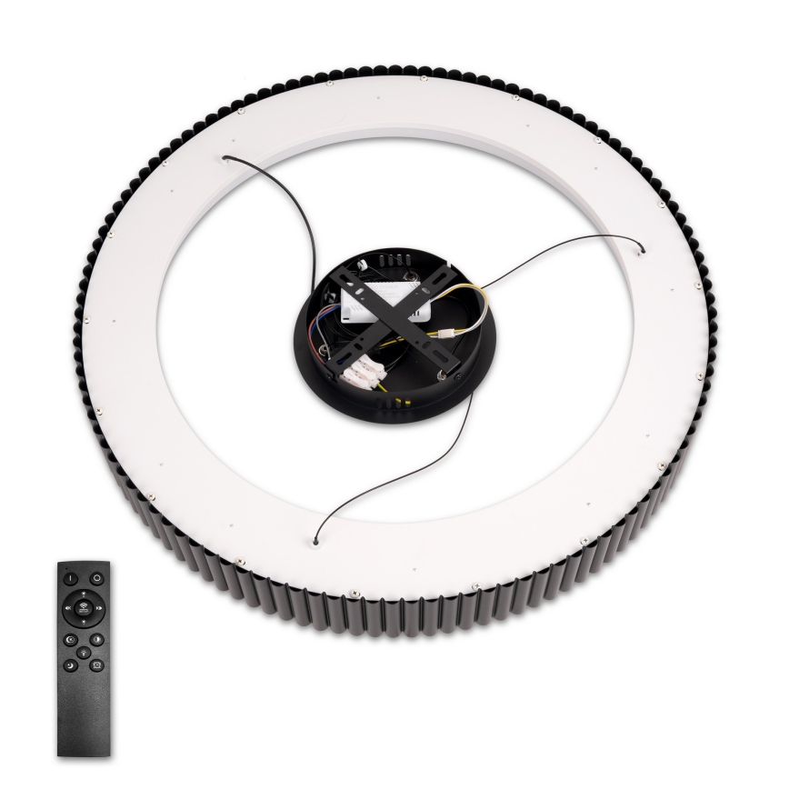 Brilagi - LED prigušiva luster na sajli FALCON MODERN LED/54W/230V 3000-6500K pr. 60 cm crna + daljinski upravljač
