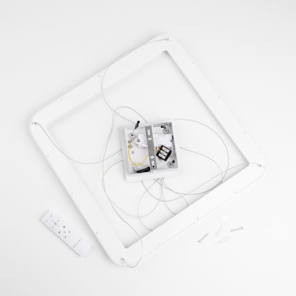 Brilagi - LED prigušiva luster na sajli FALCON SLIM LED/50W/230V 3000-6500K 50x50 cm bela + daljinski upravljač
