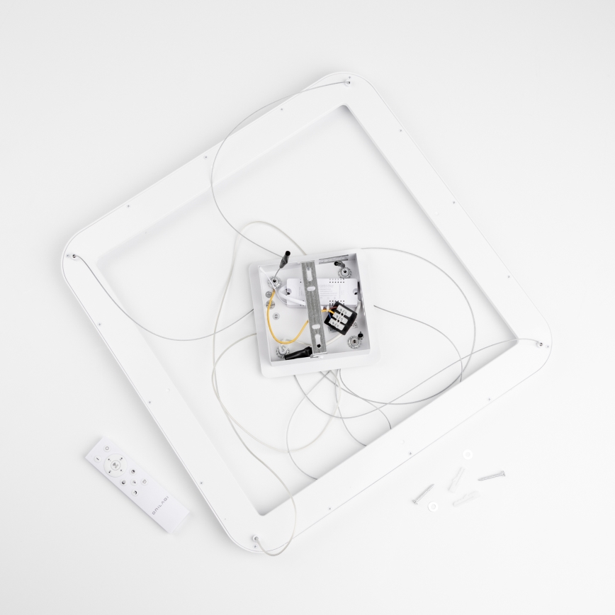 Brilagi - LED prigušiva luster na sajli FALCON SLIM LED/50W/230V 3000-6500K 50x50 cm bela + daljinski upravljač