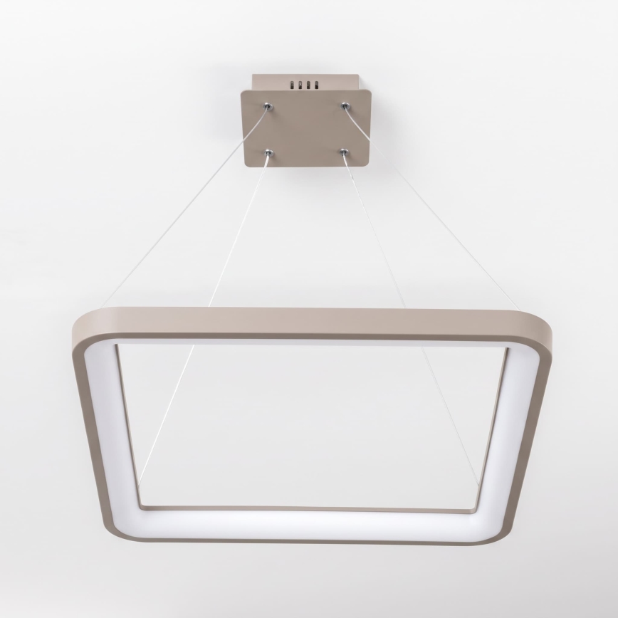BRILAGI - LED prigušiva luster na sajli FALCON SLIM LED/50W/230V 3000-6500K 50x50 cm bež + daljinski upravljač