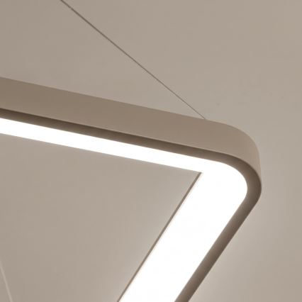 BRILAGI - LED prigušiva luster na sajli FALCON SLIM LED/50W/230V 3000-6500K 50x50 cm bež + daljinski upravljač