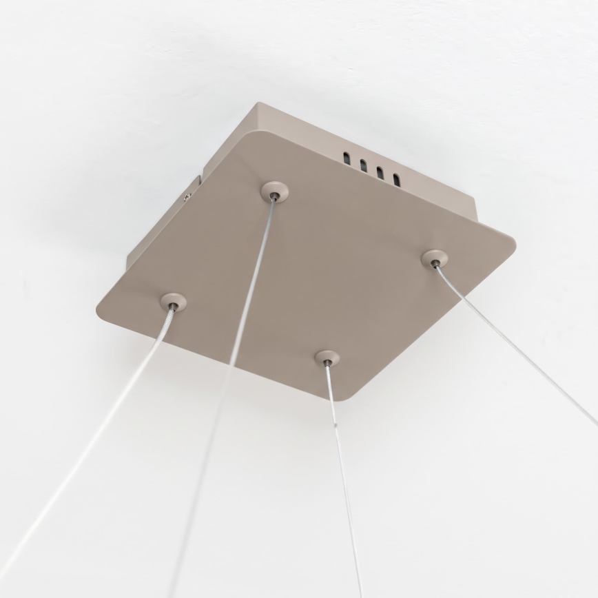 BRILAGI - LED prigušiva luster na sajli FALCON SLIM LED/50W/230V 3000-6500K 50x50 cm bež + daljinski upravljač