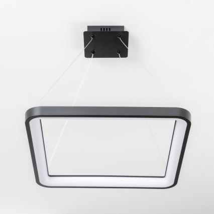 Brilagi - LED prigušiva luster na sajli FALCON SLIM LED/50W/230V 3000-6500K 50x50 cm crna + daljinski upravljač