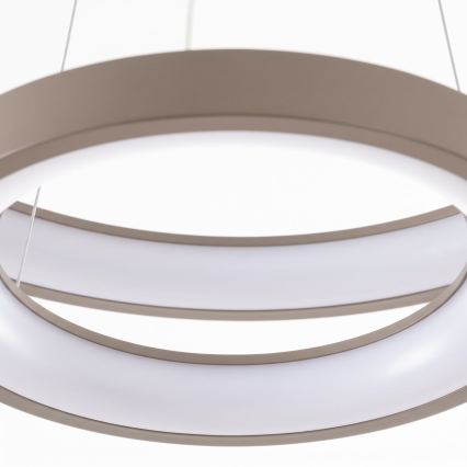 BRILAGI - LED prigušiva luster na sajli FALCON SLIM LED/68W/230V 3000-6500K pr. 50 cm bež + daljinski upravljač