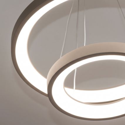 BRILAGI - LED prigušiva luster na sajli FALCON SLIM LED/68W/230V 3000-6500K pr. 50 cm bež + daljinski upravljač