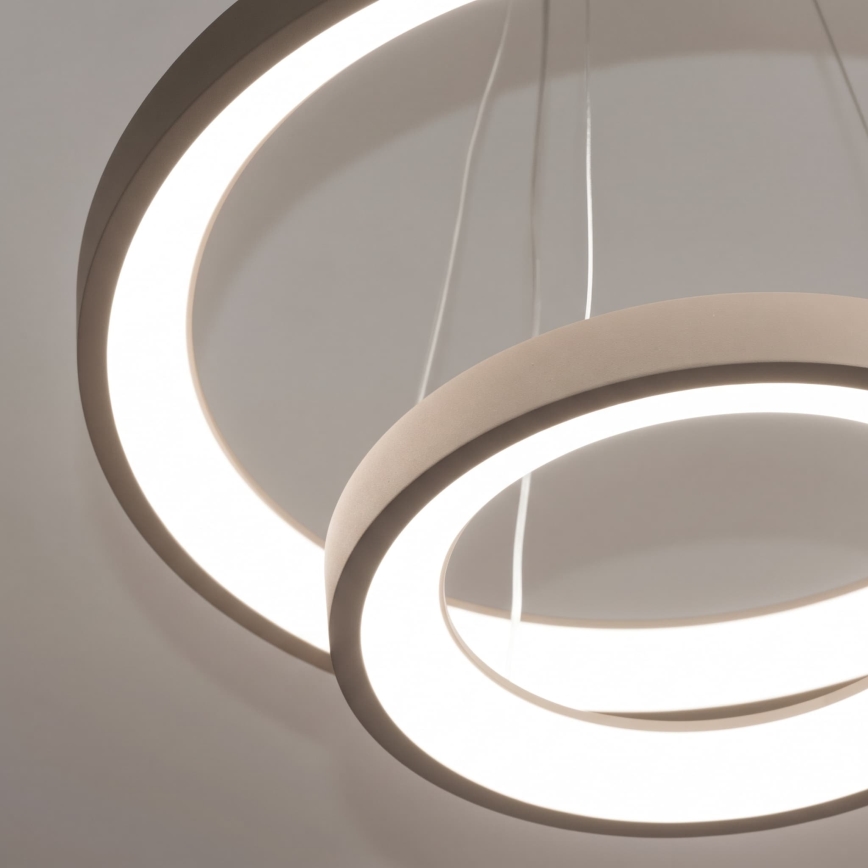 BRILAGI - LED prigušiva luster na sajli FALCON SLIM LED/68W/230V 3000-6500K pr. 50 cm bež + daljinski upravljač