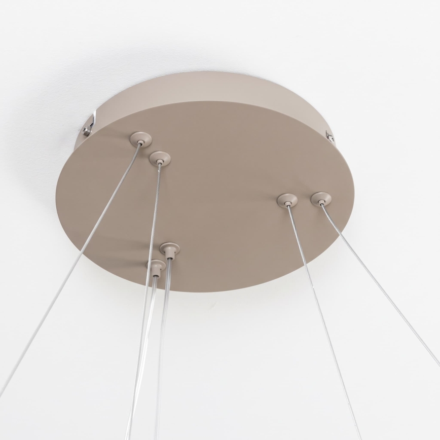 BRILAGI - LED prigušiva luster na sajli FALCON SLIM LED/68W/230V 3000-6500K pr. 50 cm bež + daljinski upravljač