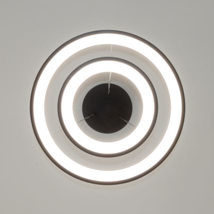 Brilagi - LED prigušiva viseći luster na sajli FALCON SLIM LED/68W/230V 3000-6500K prečnik 50 cm crna + daljinski upravljač