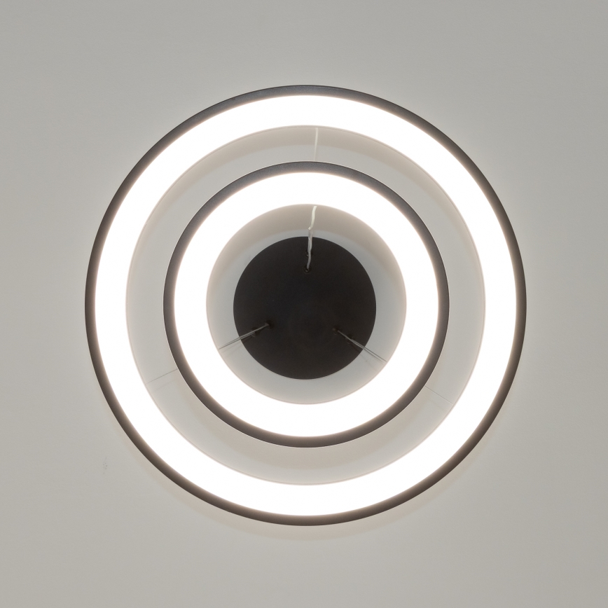 Brilagi - LED prigušiva viseći luster na sajli FALCON SLIM LED/68W/230V 3000-6500K prečnik 50 cm crna + daljinski upravljač