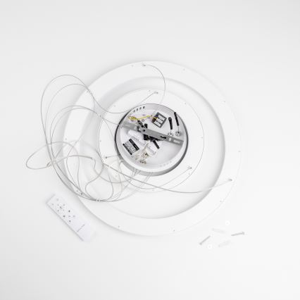 Brilagi - LED prigušiva viseći luster na sajli FALCON SLIM LED/68W/230V 3000-6500K prečnik 50 cm bela + daljinski upravljač