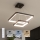 Brilagi - LED prigušiva luster na sajli FALCON SLIM LED/78W/230V 3000-6500K 50x50 cm crna + daljinski upravljač