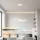 Brilagi - LED prigušiva luster na sajli INFINITY LED/55W/230V 3000-6000K 50x50 cm bela + daljinski upravljač