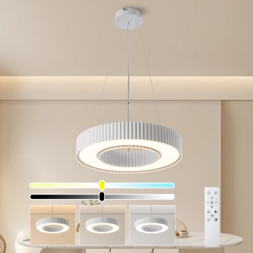 Brilagi - LED prigušiva luster na sajli LUMIX LED/48W/230V 3000-6000K bela, prečnik 50 cm + daljinski upravljač