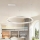 Brilagi - LED prigušiva luster na sajli PORTOFINO LED/60W/230V 3000-6000K pr. 80 cm srebrna + daljinski upravljač