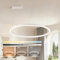 Brilagi - LED prigušiva luster na sajli PORTOFINO LED/60W/230V 3000-6000K prečnik 80 cm bela + daljinski upravljač