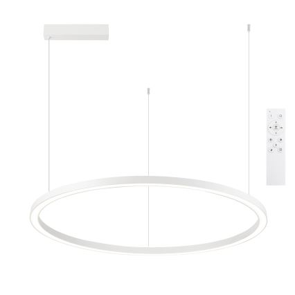 Brilagi - LED prigušiva luster na sajli PORTOFINO LED/60W/230V 3000-6000K prečnik 80 cm bela + daljinski upravljač