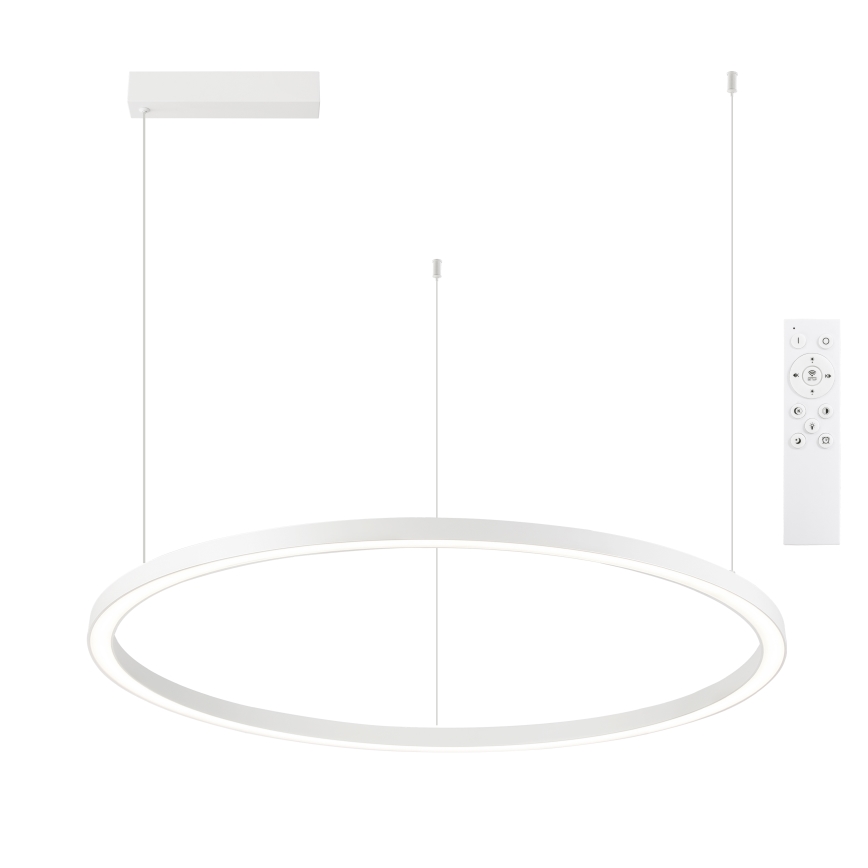 Brilagi - LED prigušiva luster na sajli PORTOFINO LED/60W/230V 3000-6000K prečnik 80 cm bela + daljinsko upravljanje