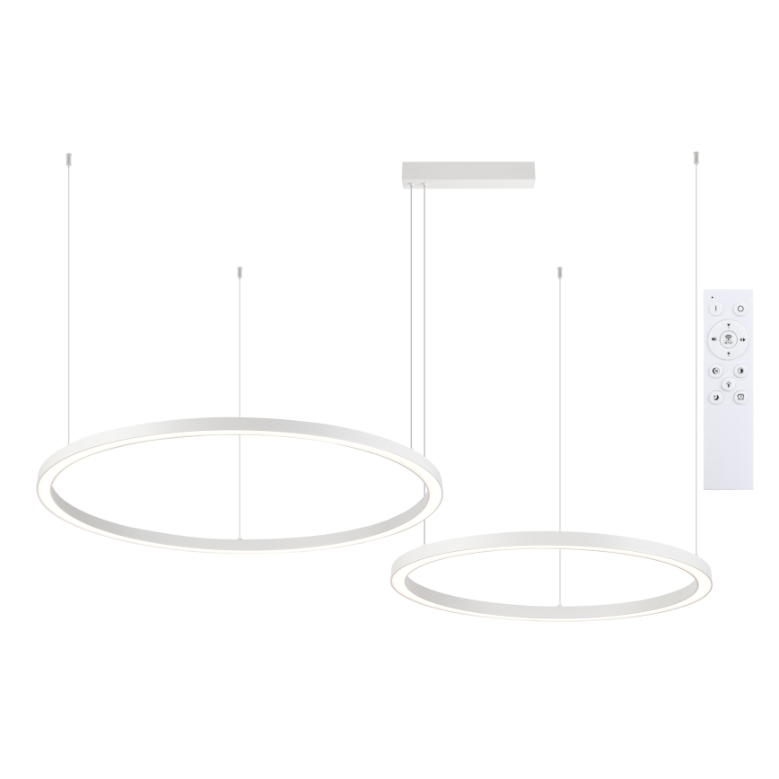 Brilagi - LED prigušiva luster na sajli PORTOFINO LED/98W/230V 3000-6000K bela + daljinsko upravljanje
