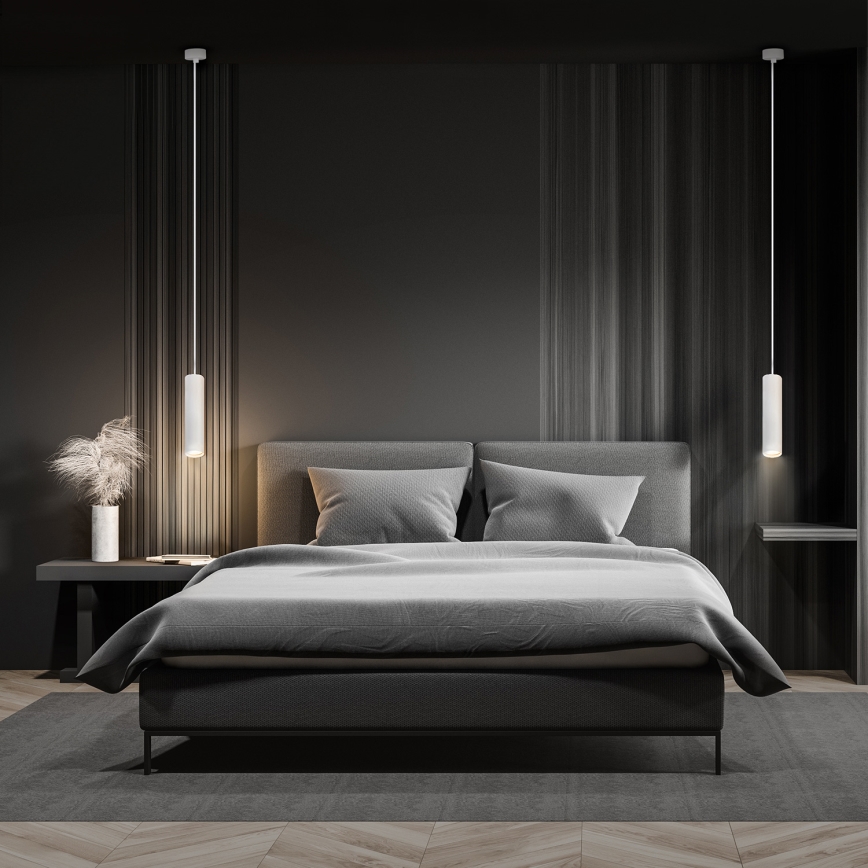 Brilagi - LED RGBW prigušiva luster na sajli SELE 1xGU10/4,8W/230V 3000K bela + daljinski upravljač