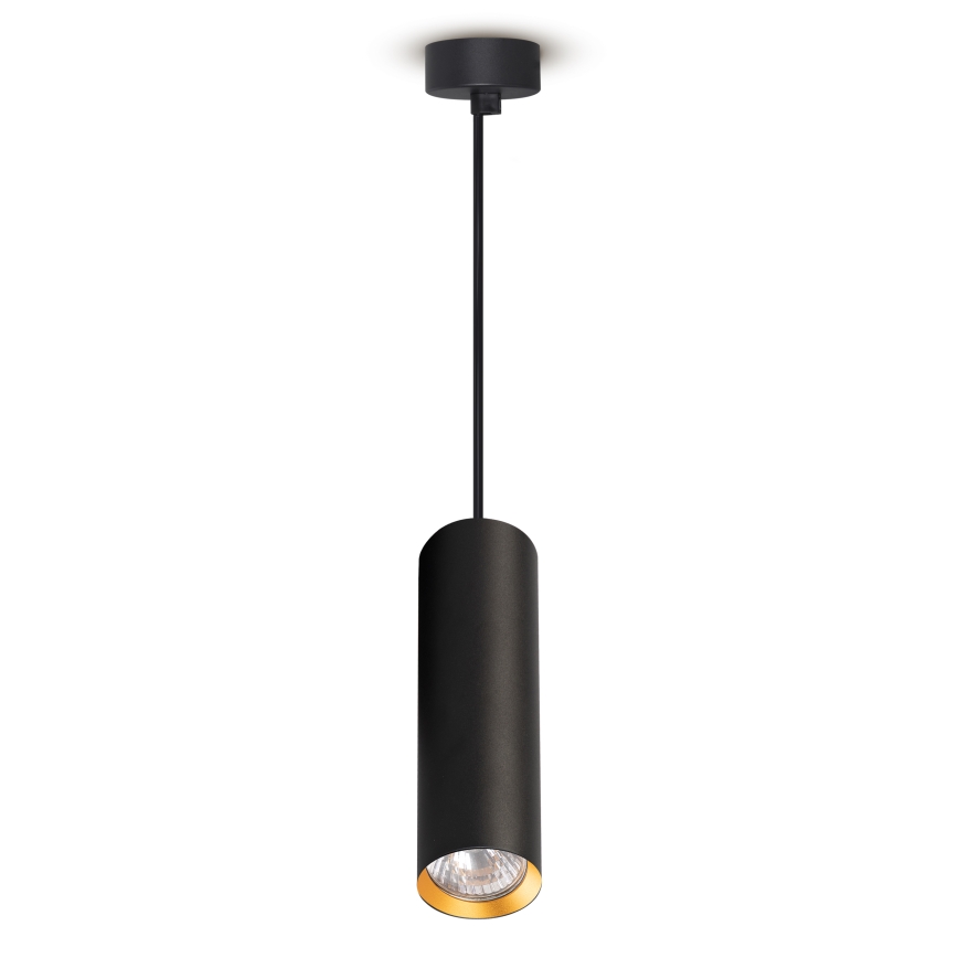 Brilagi - LED RGBW prigušiva luster na sajli SELE 1xGU10/4,8W/230V 3000K crna/zlatna + daljinski upravljač