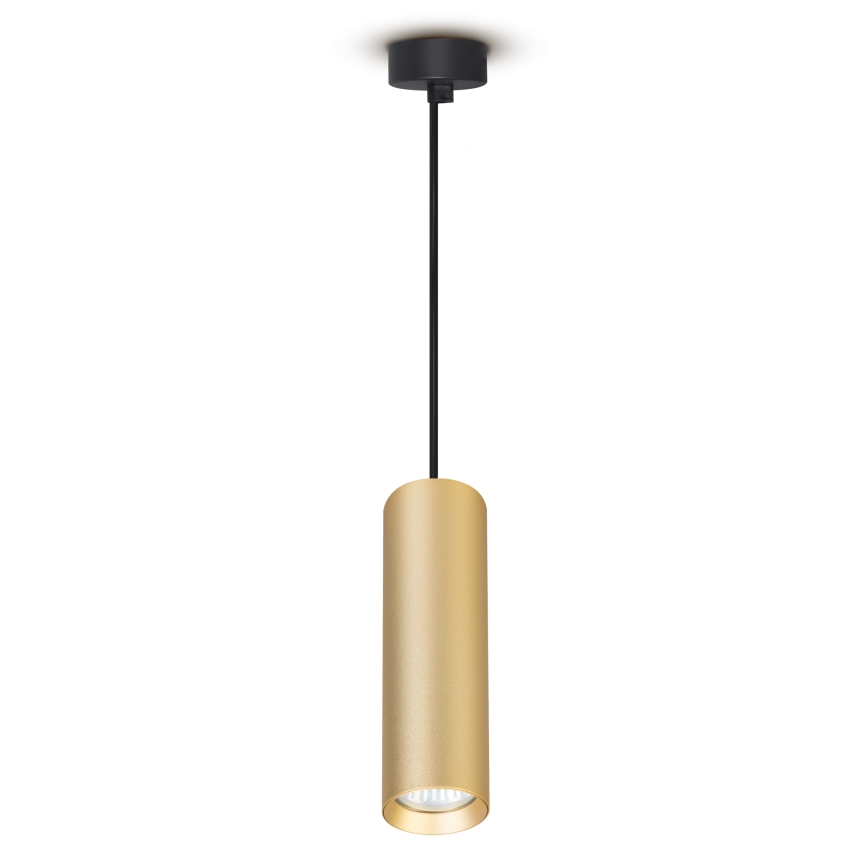 Brilagi - LED RGBW prigušiva luster na sajli SELE 1xGU10/4,8W/230V 3000K crna/zlatna + daljinski upravljač