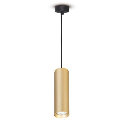 Brilagi - LED RGBW prigušiva luster na sajli SELE 1xGU10/6W/230V 3000K crna/zlatna + daljinski upravljač