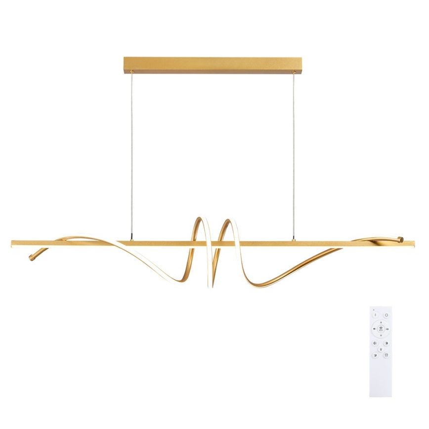 BRILAGI - LED prigušiva luster na sajli SIGNATURE LED/50W/230V 3000-6000K 120 cm zlatna + daljinski upravljač