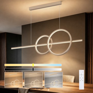 BRILAGI - LED prigušiva luster na sajli SIGNATURE LED/53W/230V 3000-6000K 120 cm bež+ s daljinskim upravljačem