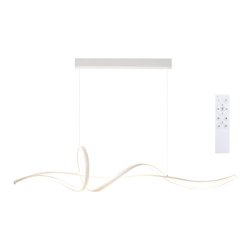 Brilagi - LED prigušiva luster na sajli SIGNATURE LED/55W/230V 3000-6000K 120x23 cm bela + daljinski upravljač