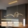 Brilagi - LED prigušiva luster na sajli SIGNATURE LED/55W/230V 3000-6000K 120x23 cm zlatna + daljinski upravljač