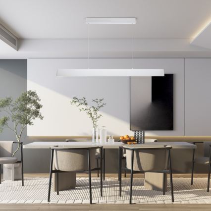 Brilagi - LED luster na sajli SLIMLINE LED/40W/230V 3000-6000K, prigušiva, bela + daljinski upravljač