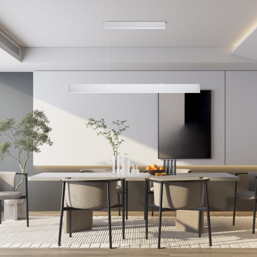 Brilagi - LED luster na sajli SLIMLINE LED/40W/230V 3000-6000K, prigušiva, bela + daljinski upravljač