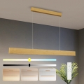 Brilagi - LED prigušiva luster na sajli SLIMLINE LED/40W/230V 3000-6000K hrastov dekor + daljinski upravljač