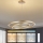 Brilagi - LED prigušiva luster na sajli TWISTER LED/105W/230V 3000-6000K prečnik 100 cm zlatna + daljinski upravljač