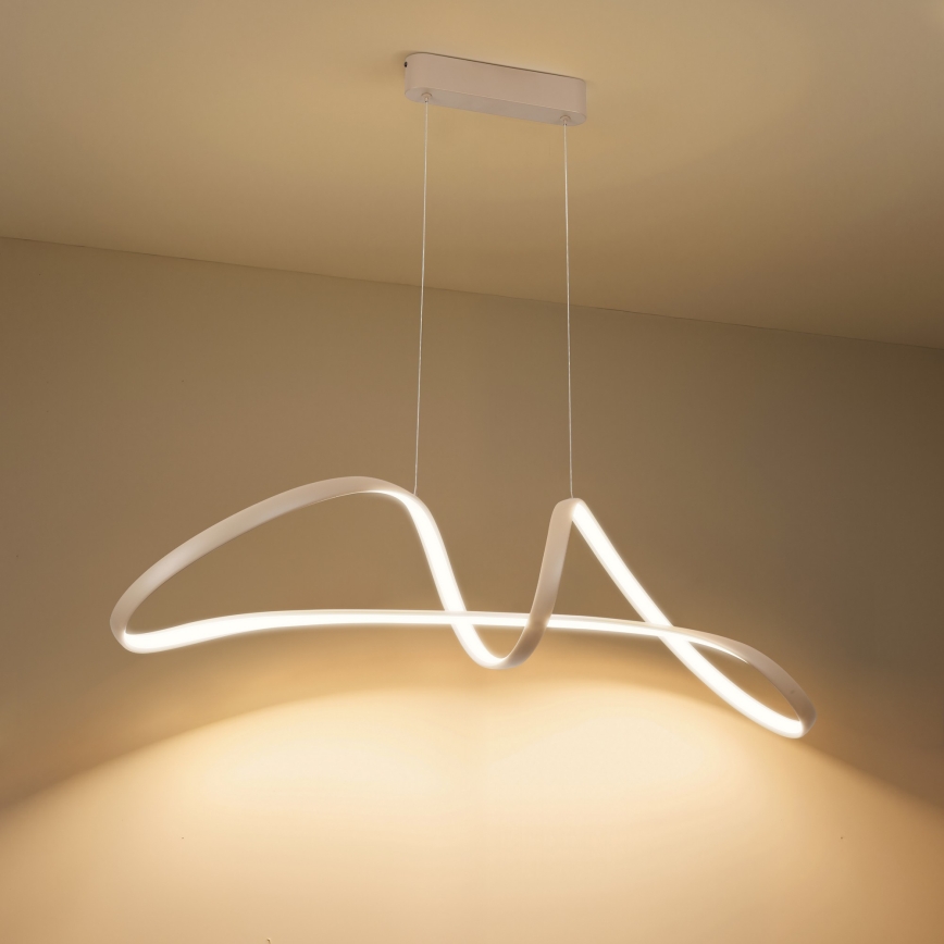 Brilagi - LED prigušiva luster na sajli TWISTER LED/60W/230V 3000-6000K bež + daljinski upravljač