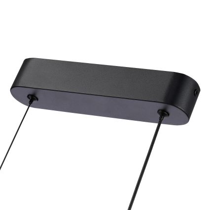 Brilagi - LED prigušiva luster na sajli TWISTER LED/60W/230V 3000-6000K crna + daljinski upravljač