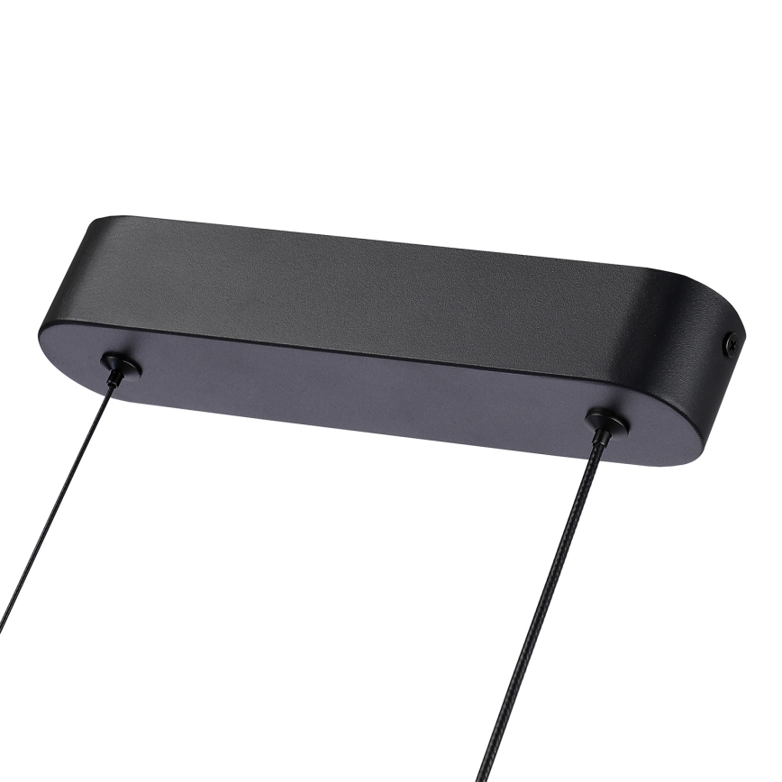Brilagi - LED prigušiva luster na sajli TWISTER LED/60W/230V 3000-6000K crna + daljinski upravljač