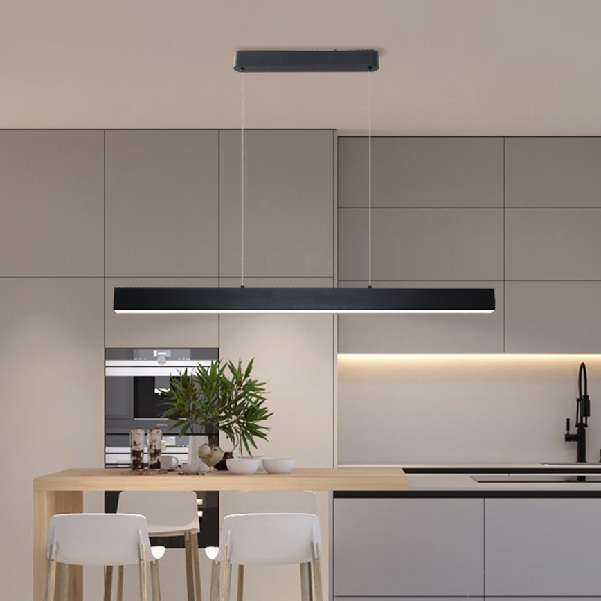 Brilagi - LED prigušiva luster na sajli SLEEKLINE SMART LED/40W/230V 3000-6000K Wi-Fi Tuya crna + daljinski upravljač