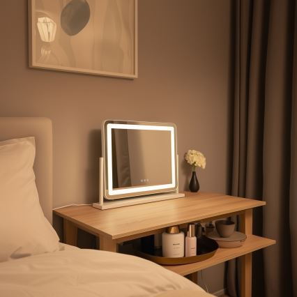 BRILAGI - LED prigušiva ogledalo za šminku CALIFORNIA LED/25W/230V 3000/4000/6500K 55x44 cm bela